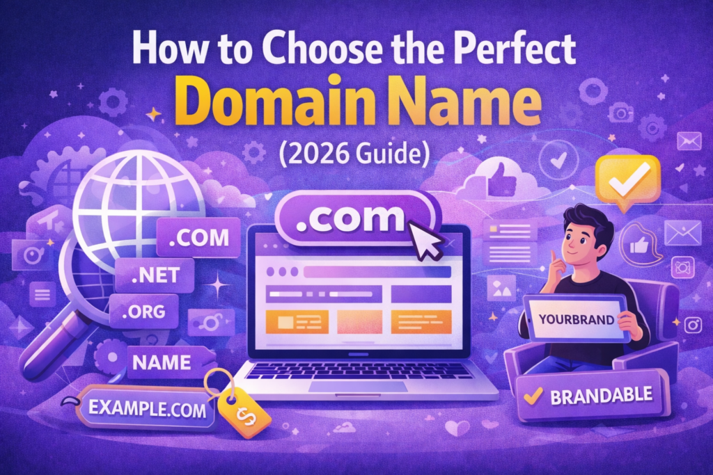 How to Choose the Perfect Domain Name for Your Website (2026 Guide)