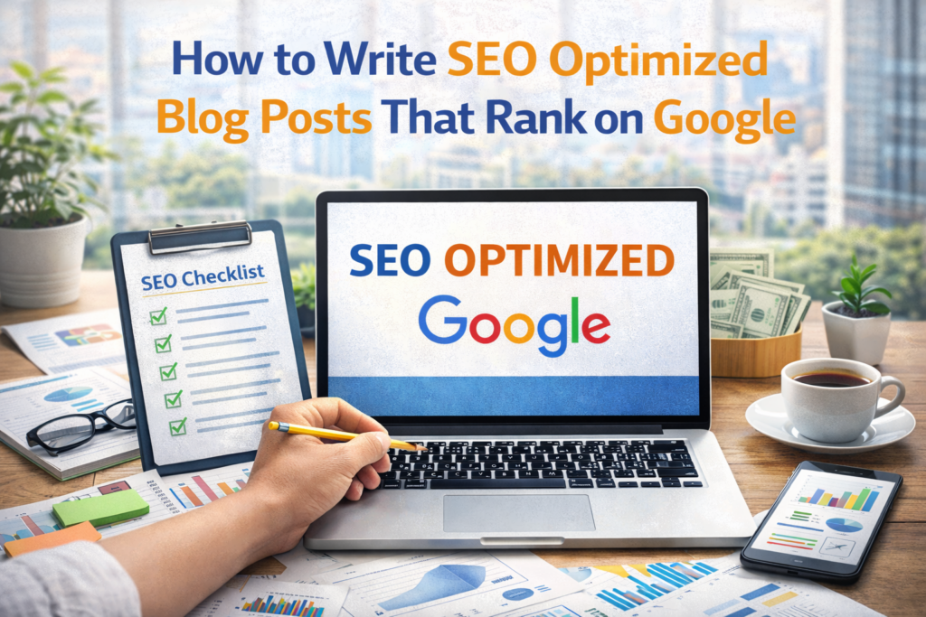 How to Write SEO Optimized Blog Posts That Rank on Google