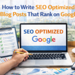 How to Write SEO Optimized Blog Posts That Rank on Google