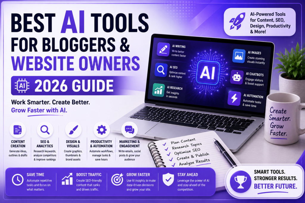 Best AI Tools for Bloggers and Website Owners (2026 Guide)